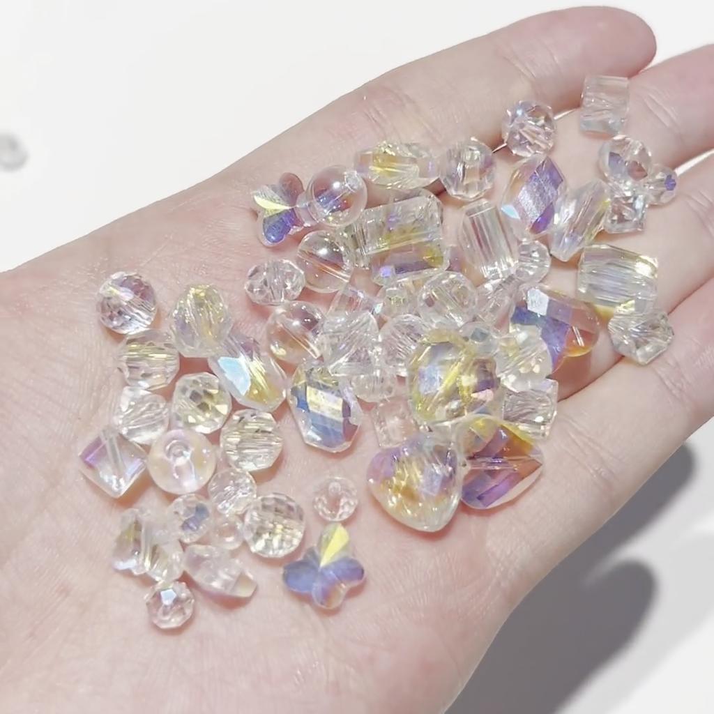 Lote de 100 cristales para hacer joyas 4