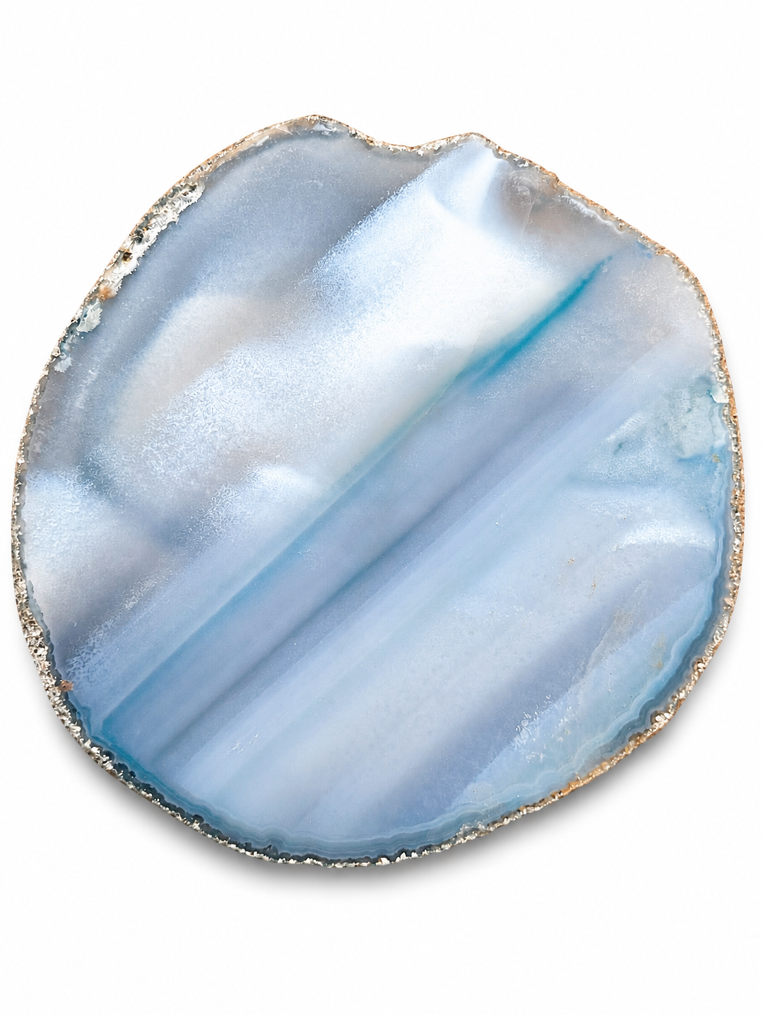 trozo ágata grande azul