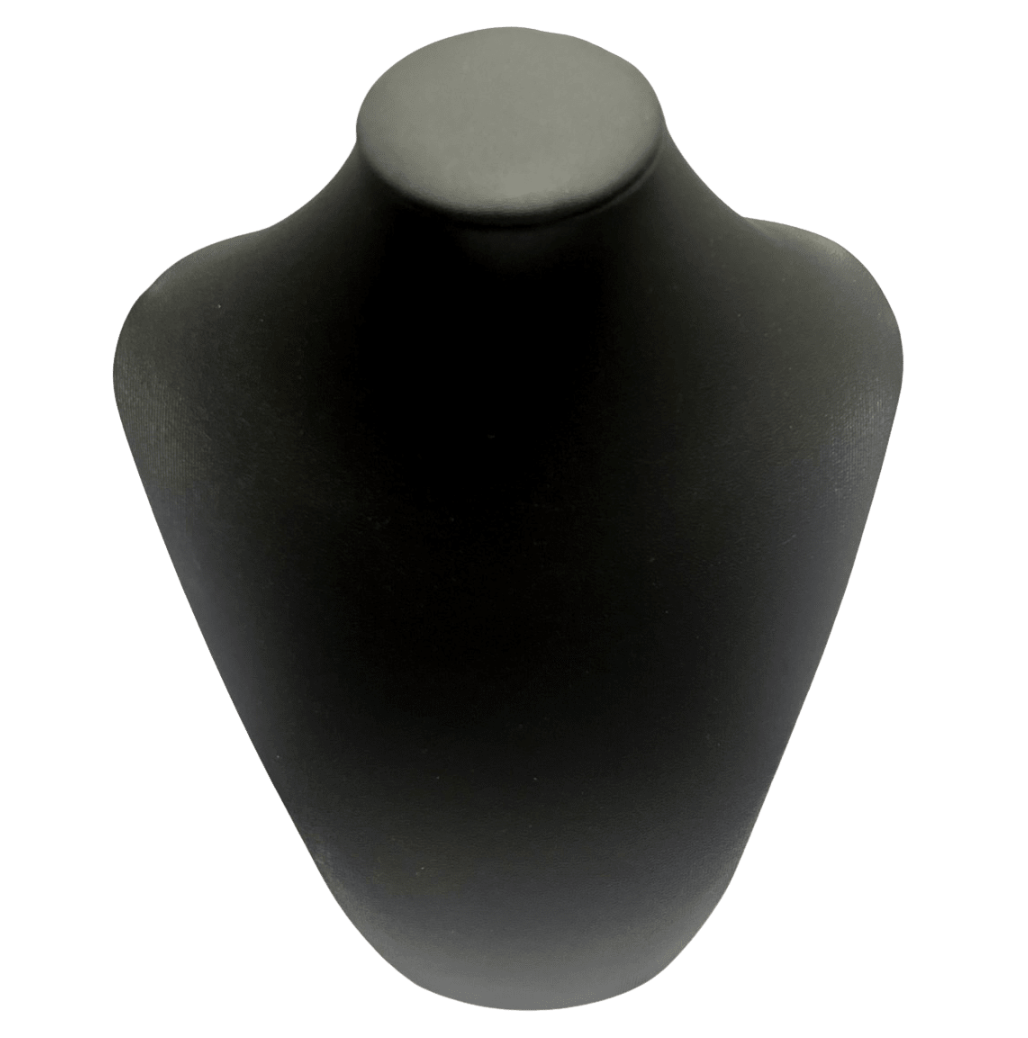 Exhibidor de Collares - Eco Cuero negro