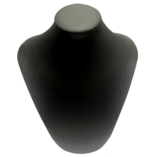 Exhibidor de Collares - Eco Cuero negro