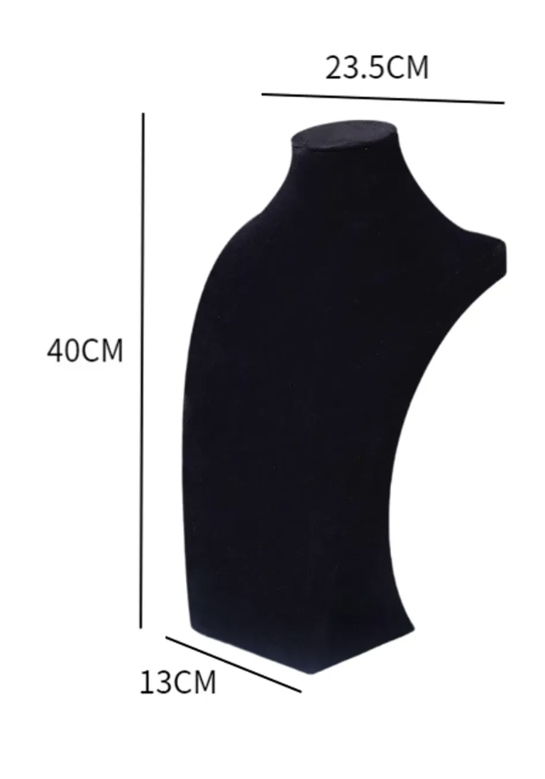 Soporte Para Collares, Exhibidor De Joyas, Negro, Altura 40cm 2