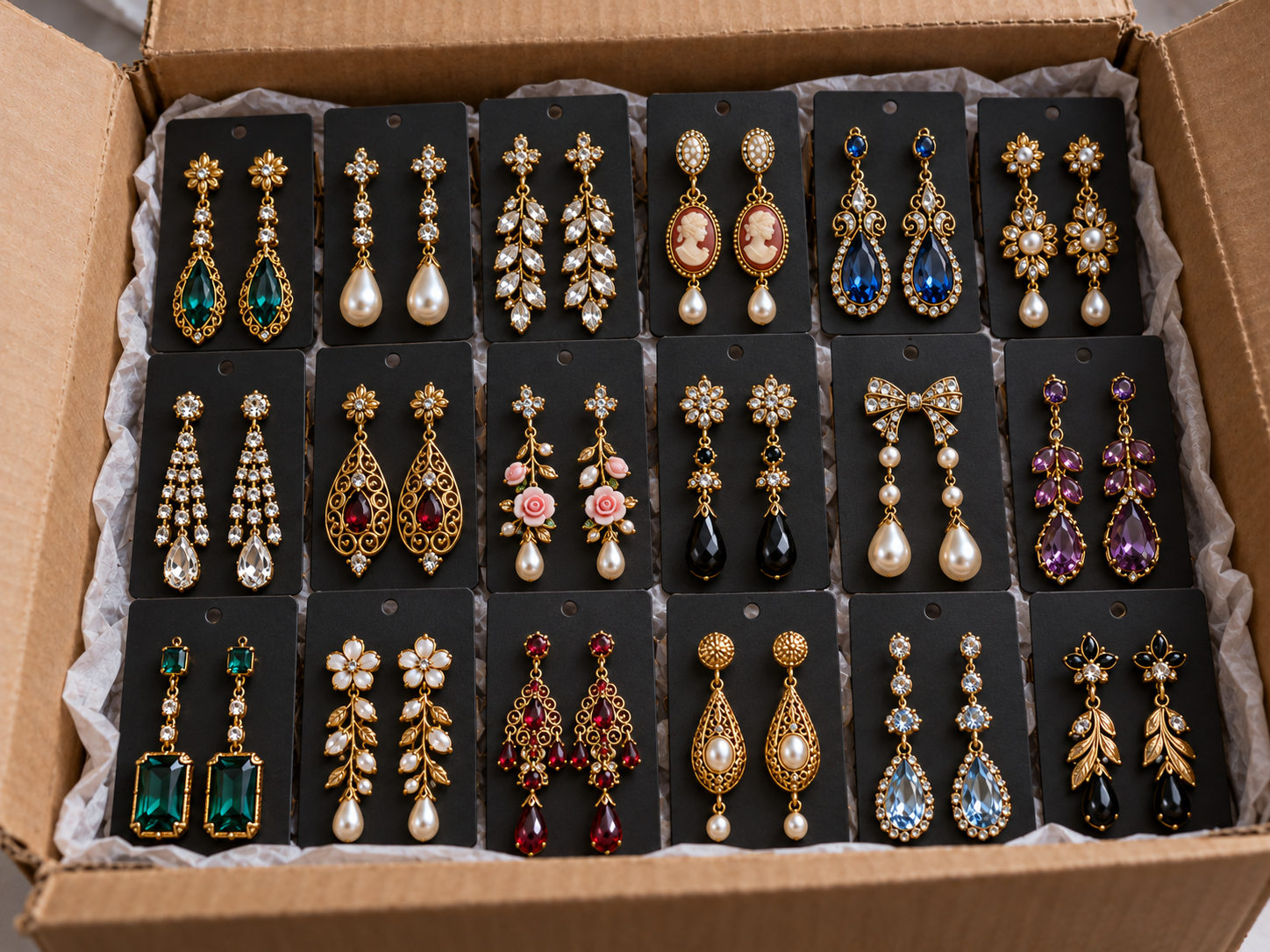 Lote Mayorista de Aros Vintage – 10 Pares 1