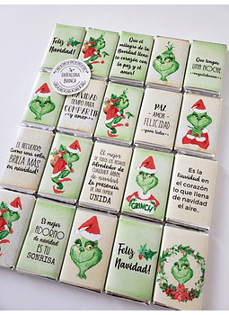 20 CHOCOLATES NAVIDAD DISEÑOS
