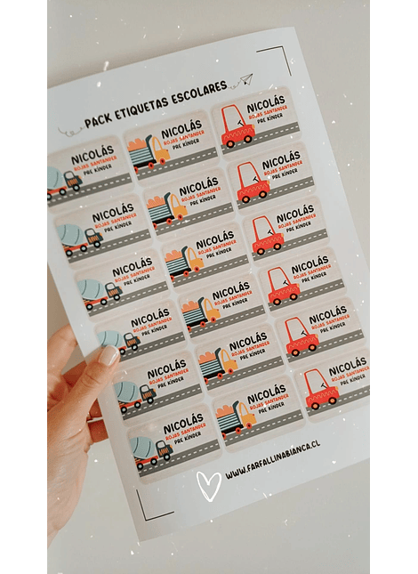 PREVENTA ETIQUETAS ESCOLARES 2026