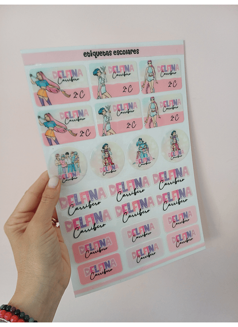 22 ETIQUETAS RELIEVE MULTIUSOS