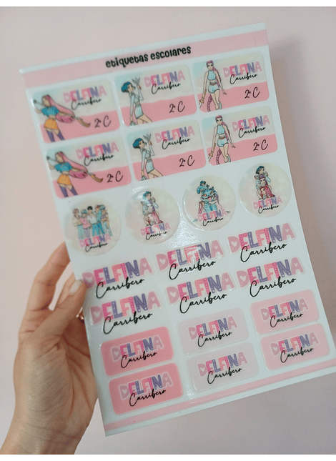 22 ETIQUETAS RELIEVE MULTIUSOS