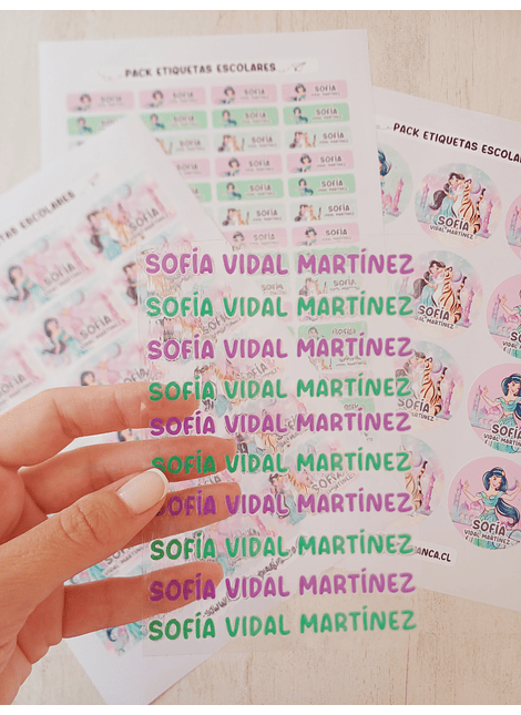 ETIQUETAS ESCOLARES 2026