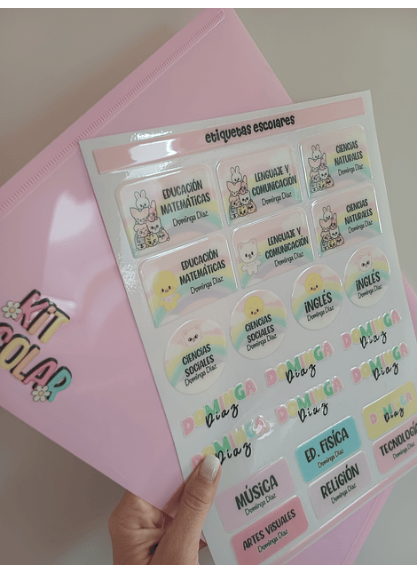 22 ETIQUETAS RELIEVE MULTIUSOS