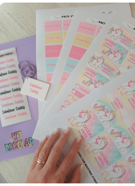 ETIQUETAS ESCOLARES 2026