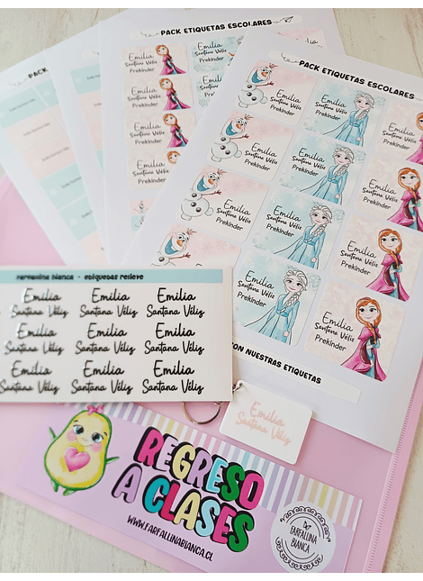 ETIQUETAS ESCOLARES 2026
