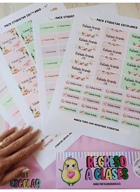 ETIQUETAS ESCOLARES 2026