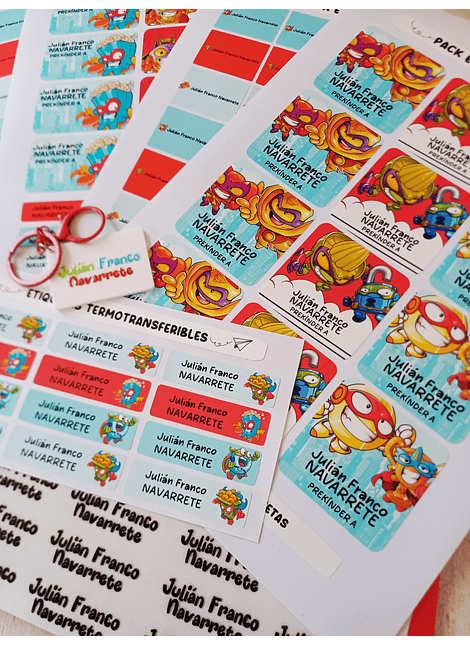 ETIQUETAS ESCOLARES 2026