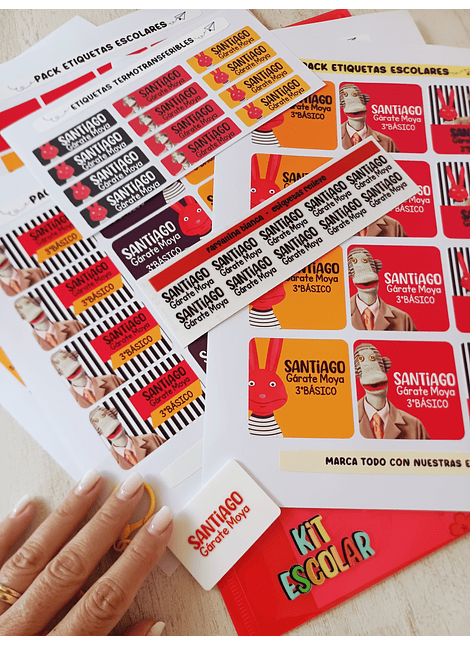 ETIQUETAS ESCOLARES 2026