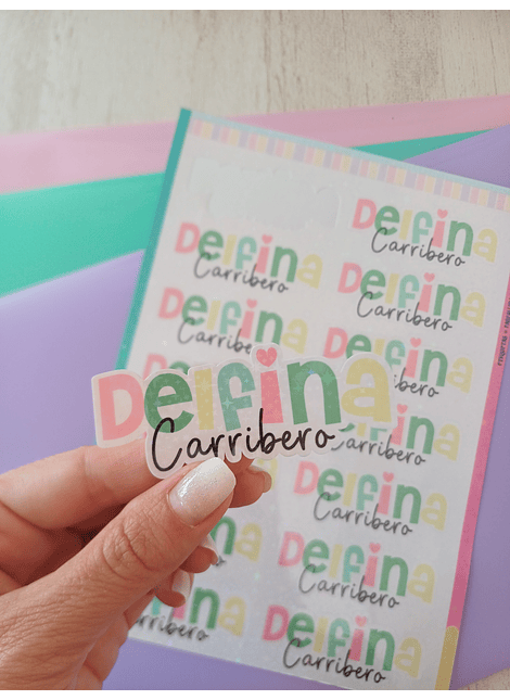 14 ETIQUETAS ADHESIVAS CONTORNO