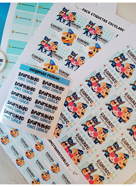 ETIQUETAS ESCOLARES 2026