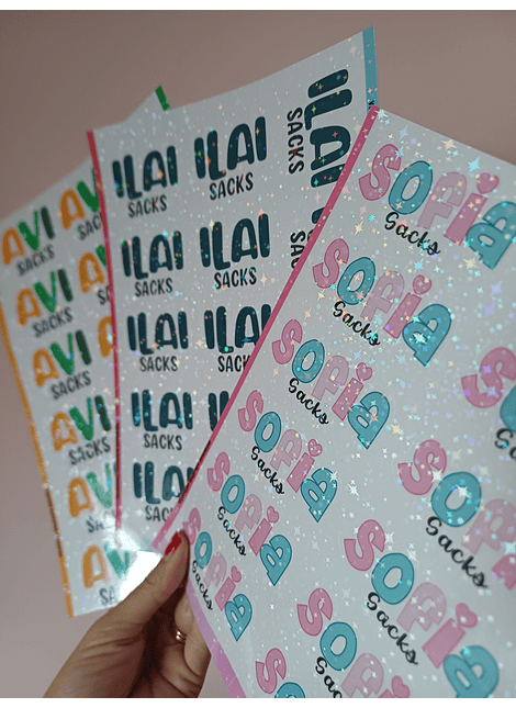 14 ETIQUETAS ADHESIVAS CONTORNO