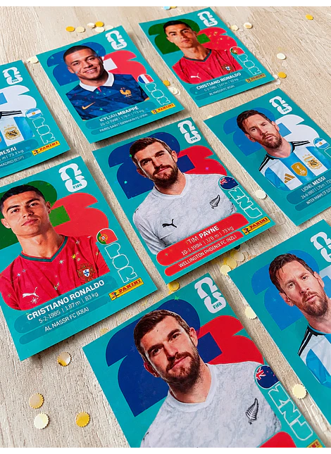 12 LÁMINAS imán / MUNDIAL PERSONALIZADA