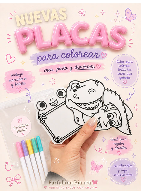 PLACAS PINTABLES