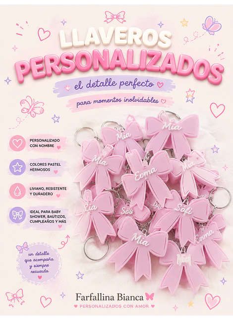 LLAVEROS FORMAS PERSONALIZADO