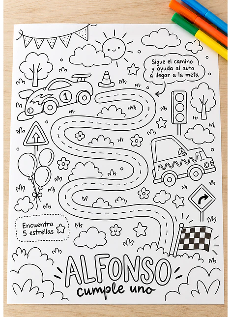 LÁMINA PARA COLOREAR