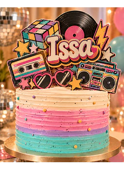 TOPPER TORTA 3D por separado