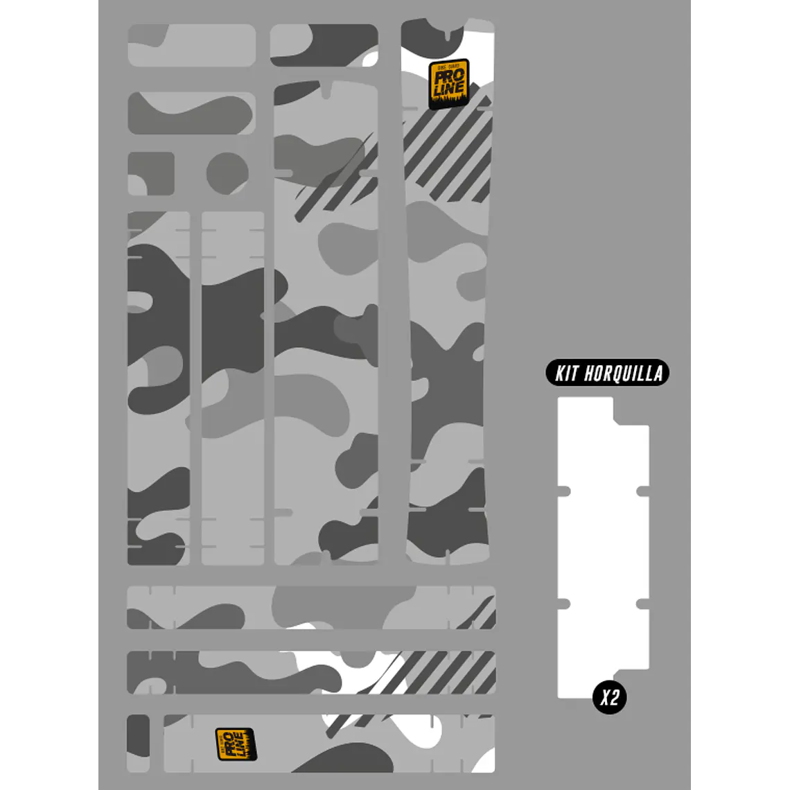 PROLINE BIKE GUARD CAMO (TRANSPARENTE) 4
