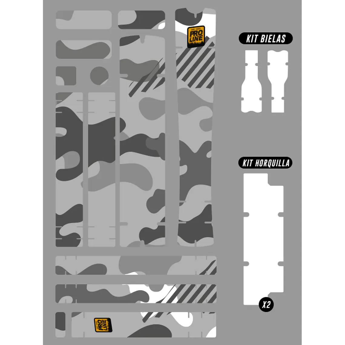 PROLINE BIKE GUARD CAMO (TRANSPARENTE) 5