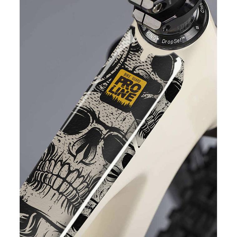 PROLINE BIKE GUARD SKULLS (TRANSPARENTE) 1