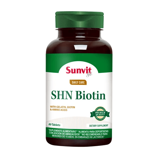 SHN Biotín, Colágeno (60 caps) 1