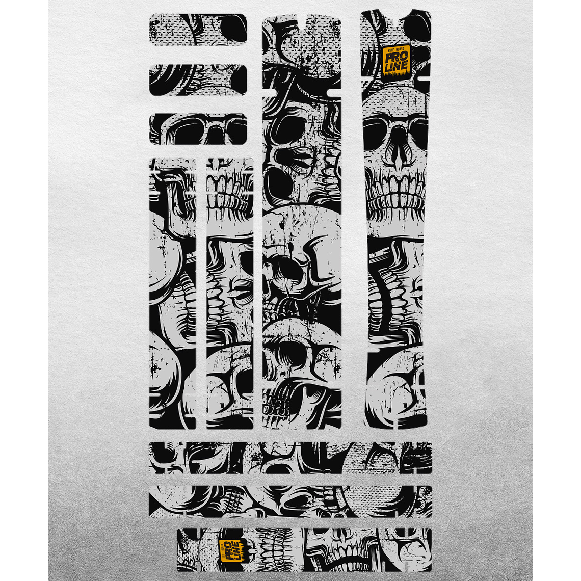 PROLINE BIKE GUARD SKULLS (TRANSPARENTE) 3