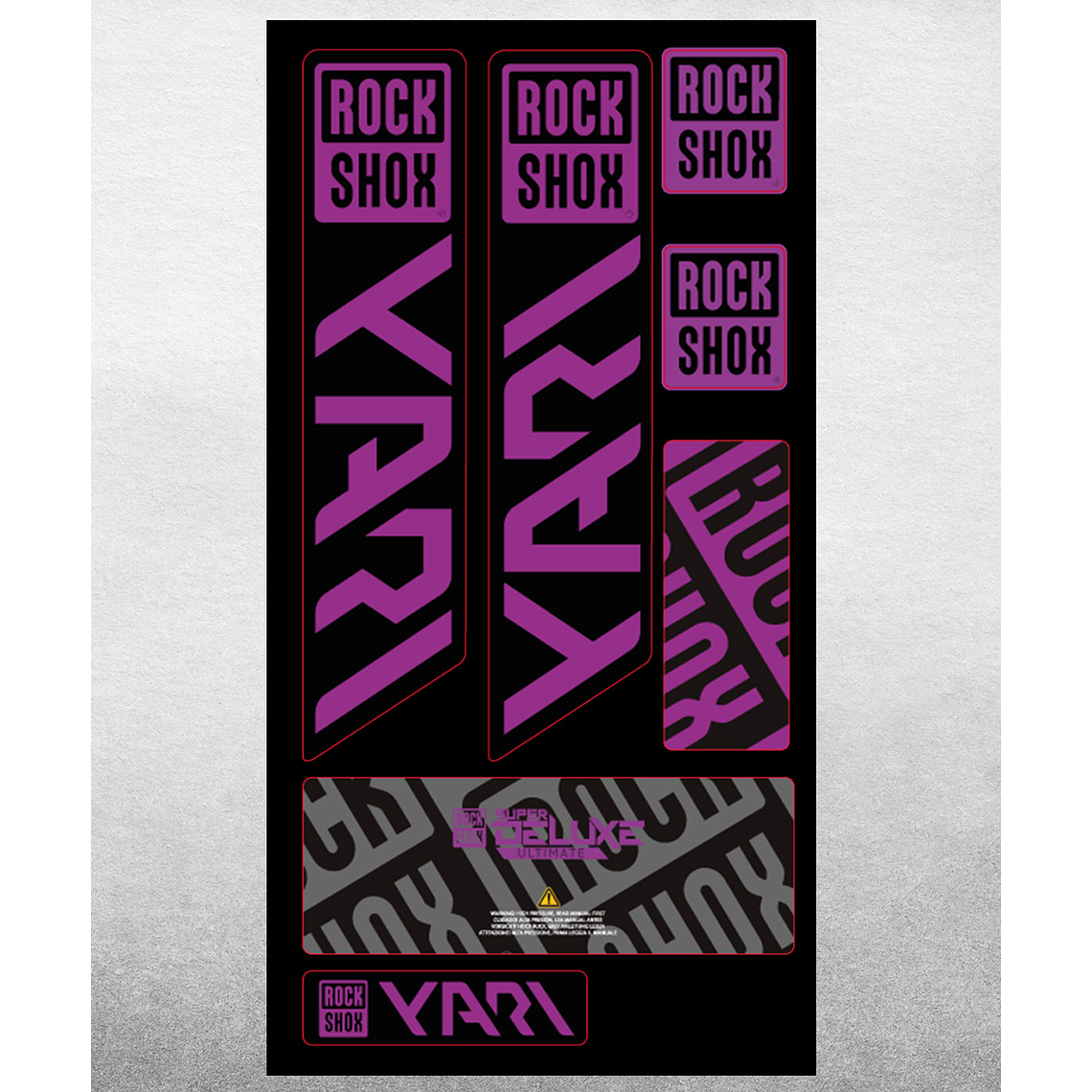 PROLINE FORK DECALS - RS YARI 2021 4