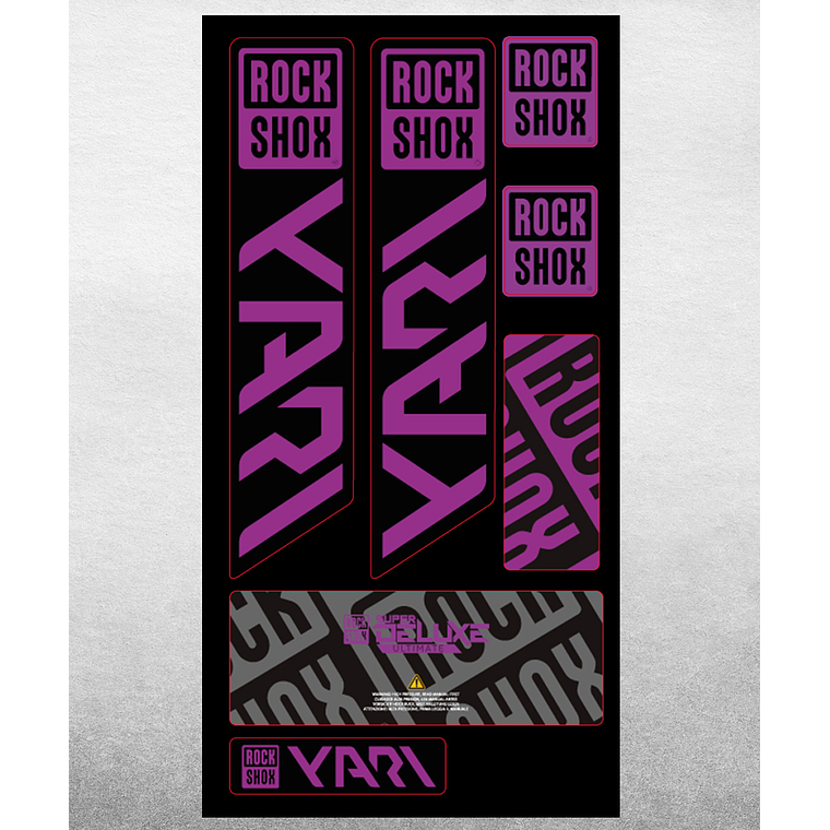 PROLINE FORK DECALS - RS YARI 2021 4