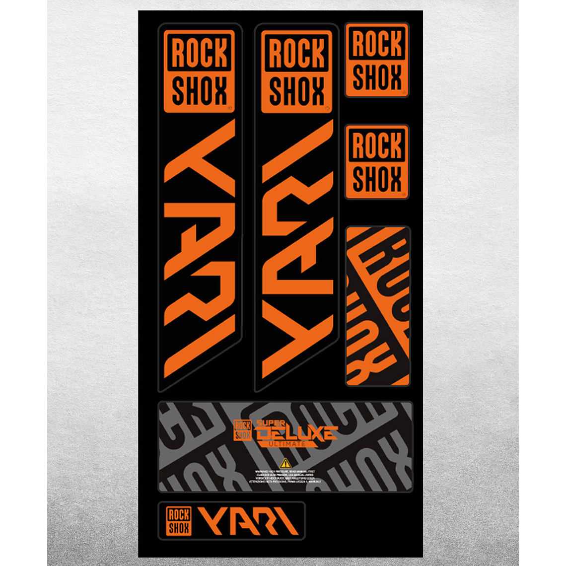 PROLINE FORK DECALS - RS YARI 2021 5