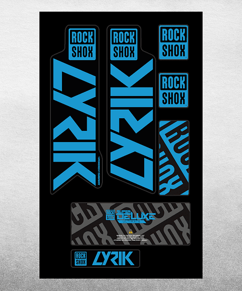 PROLINE FORK DECALS - RS LYRIK 2021