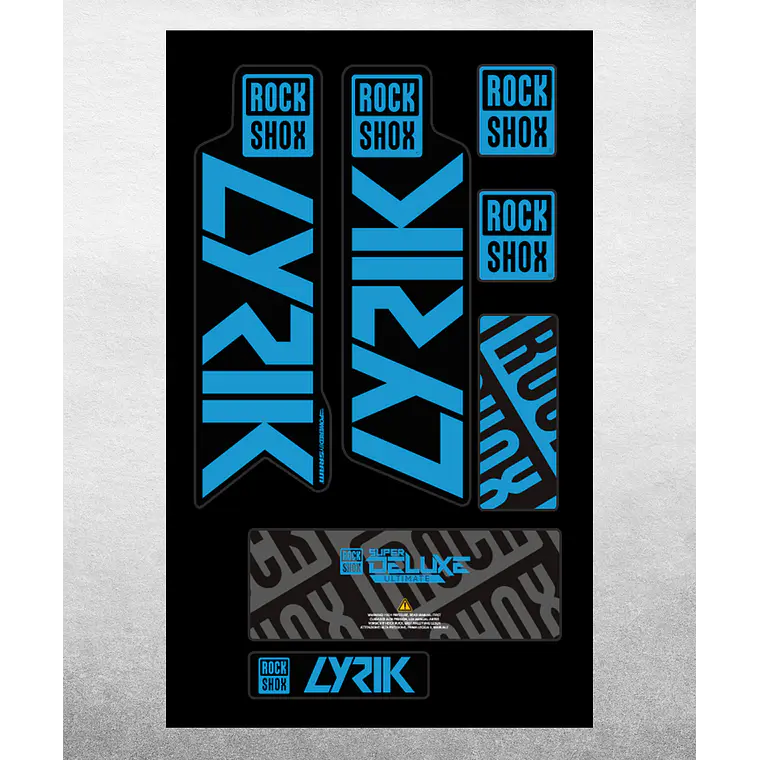 PROLINE FORK DECALS - RS LYRIK 2021 2
