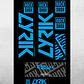 PROLINE FORK DECALS - RS LYRIK 2021 - Miniatura 2