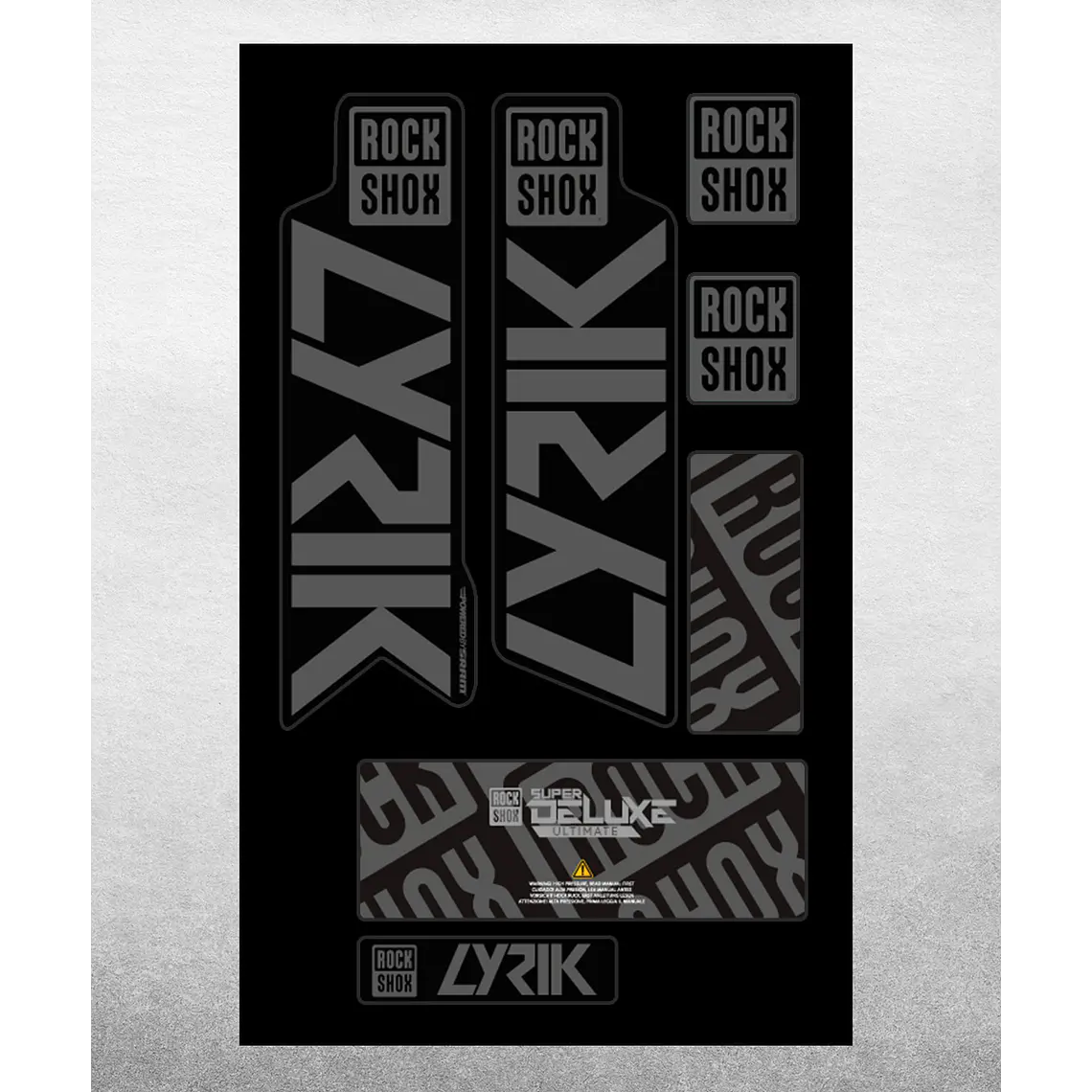 PROLINE FORK DECALS - RS LYRIK 2021 3