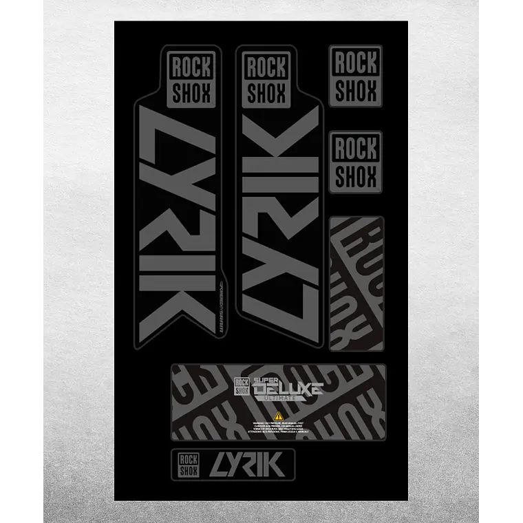 PROLINE FORK DECALS - RS LYRIK 2021 3