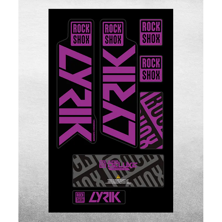 PROLINE FORK DECALS - RS LYRIK 2021 4