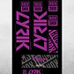 PROLINE FORK DECALS - RS LYRIK 2021 - Miniatura 4