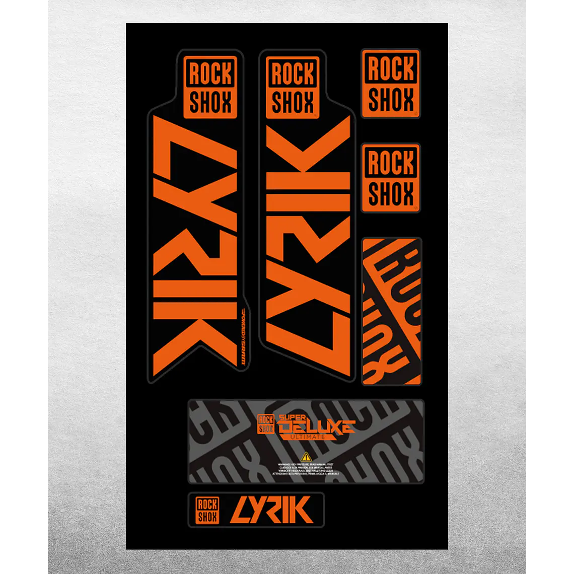 PROLINE FORK DECALS - RS LYRIK 2021 5