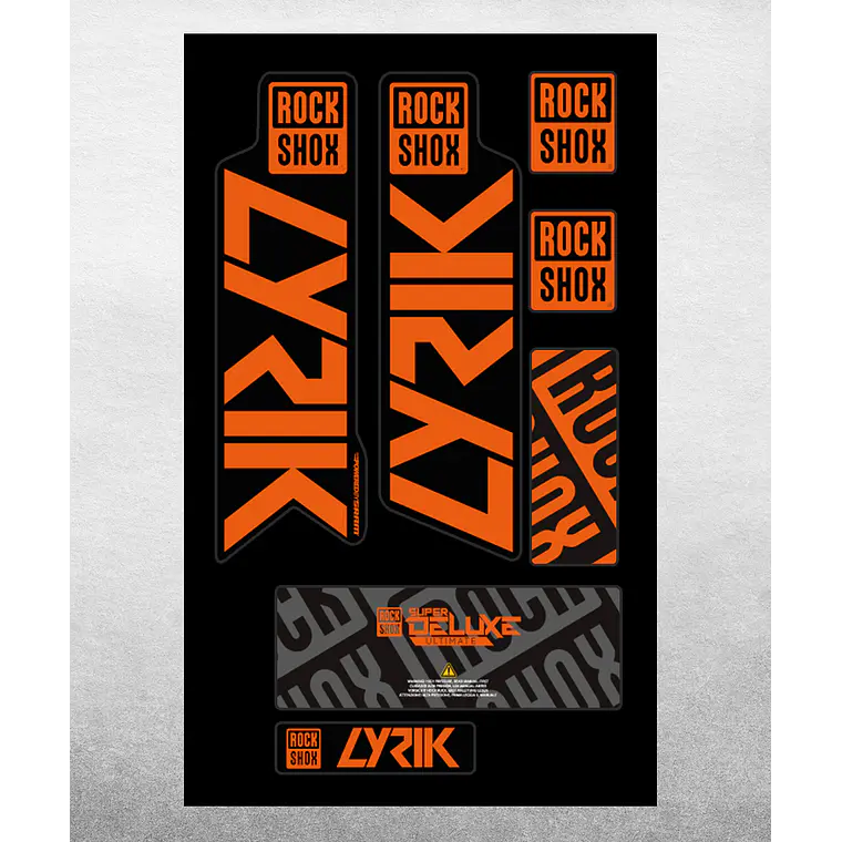 PROLINE FORK DECALS - RS LYRIK 2021 5