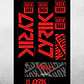 PROLINE FORK DECALS - RS LYRIK 2021 - Miniatura 6