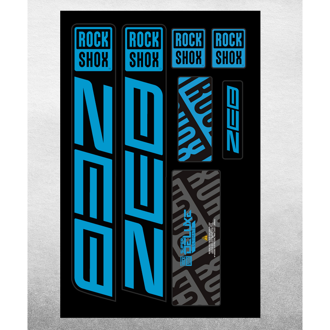 PROLINE FORK DECALS - RS ZEB 2021 2