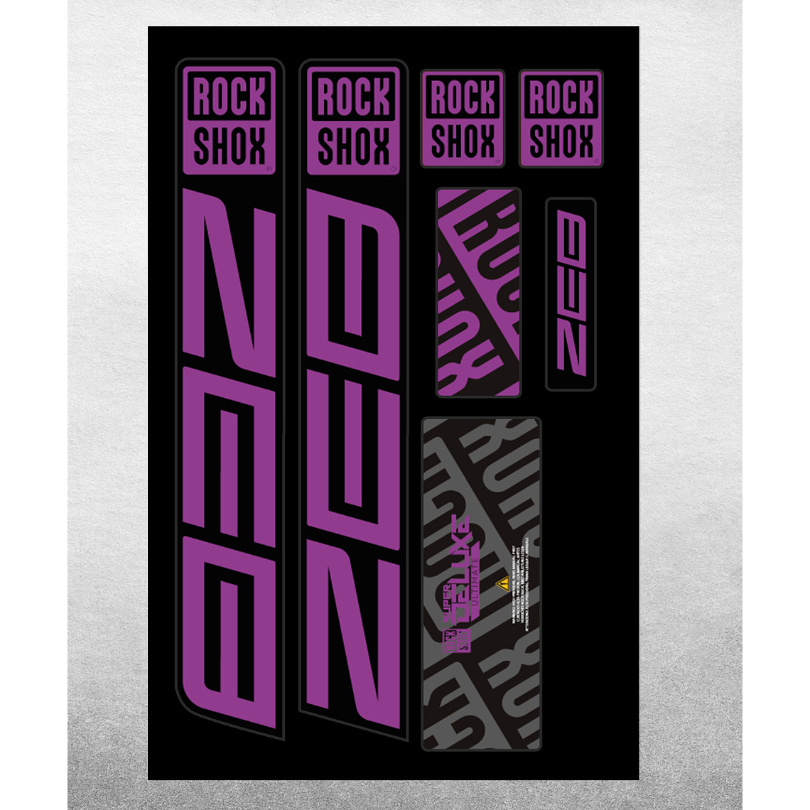 PROLINE FORK DECALS - RS ZEB 2021 4