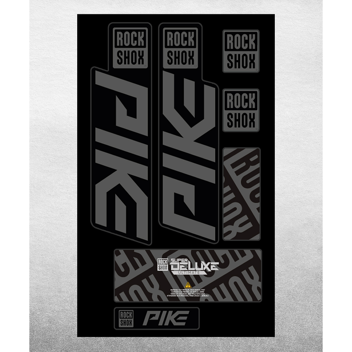 PROLINE FORK DECALS - RS PIKE 2021 2