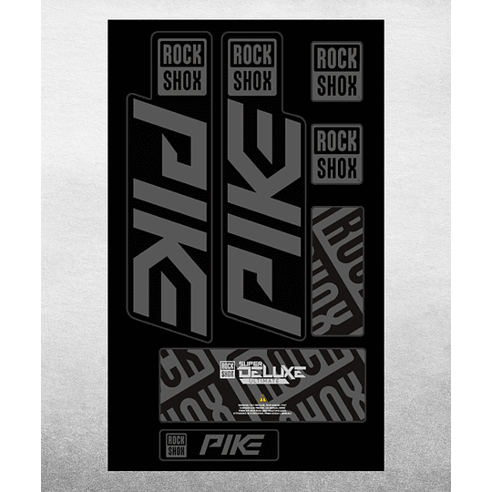 PROLINE FORK DECALS - RS PIKE 2021