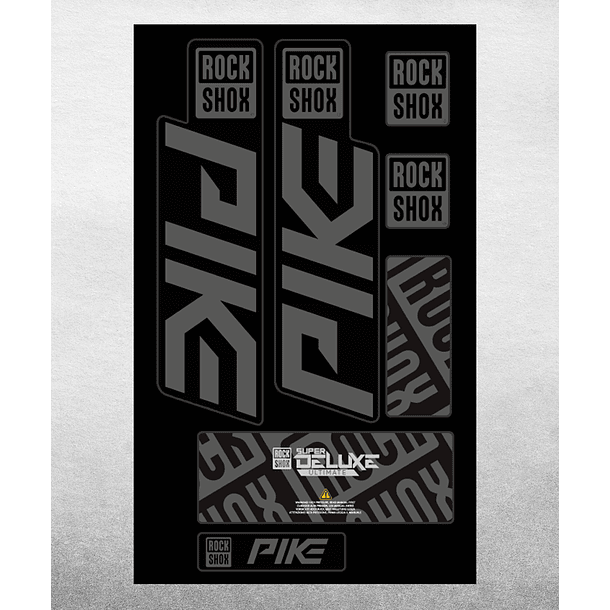 PROLINE FORK DECALS - RS PIKE 2021 2