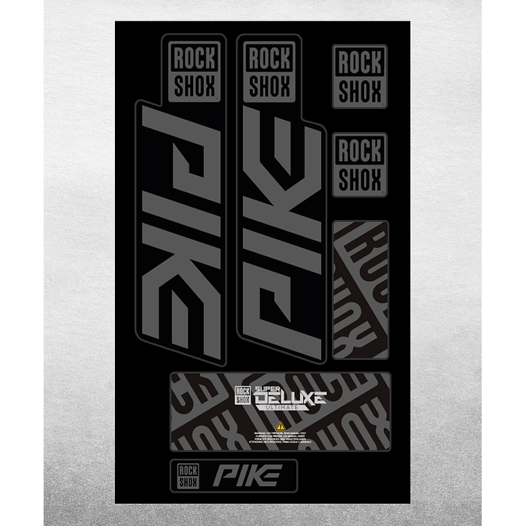 PROLINE FORK DECALS - RS PIKE 2021 2