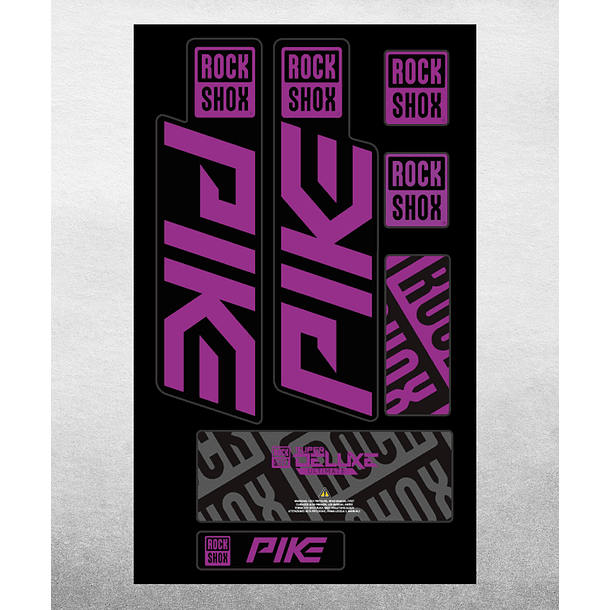 PROLINE FORK DECALS - RS PIKE 2021 3
